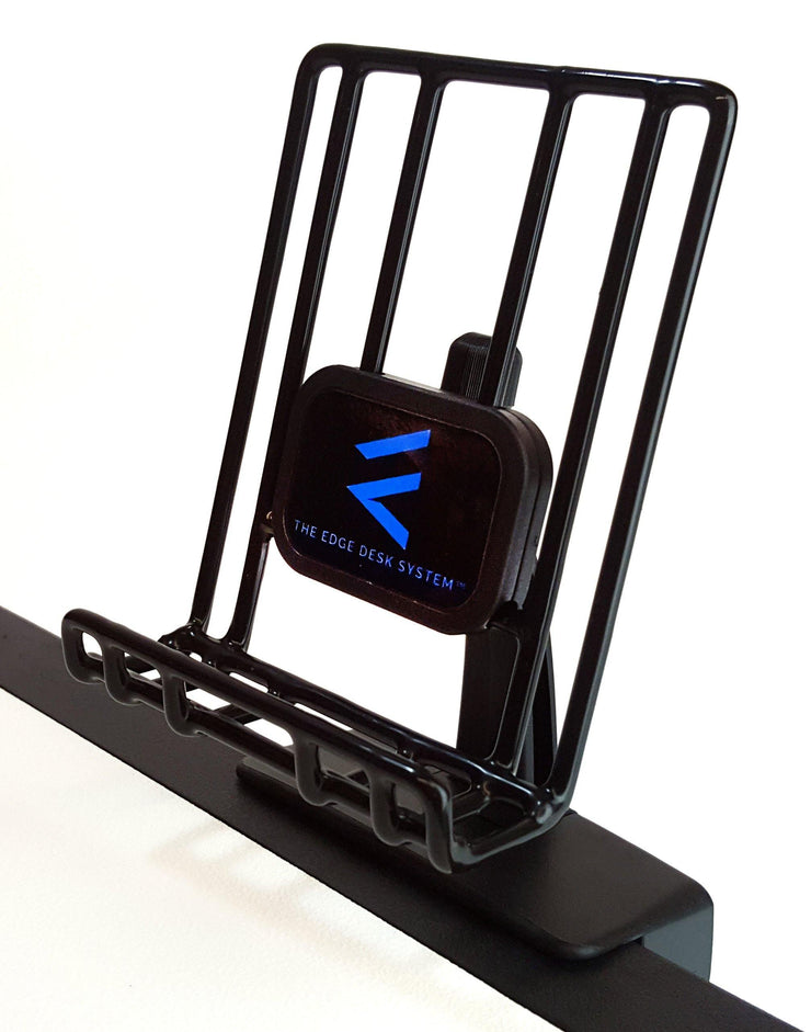 The Black Edge Desk Ergonomic Portable Kneeling Workstation Accessory Bundle – Phone Holder