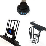 The Black Edge Desk Ergonomic Portable Kneeling Workstation Accessory Bundle – Transport Wheels, Water Bottle Holder, Phone Holder